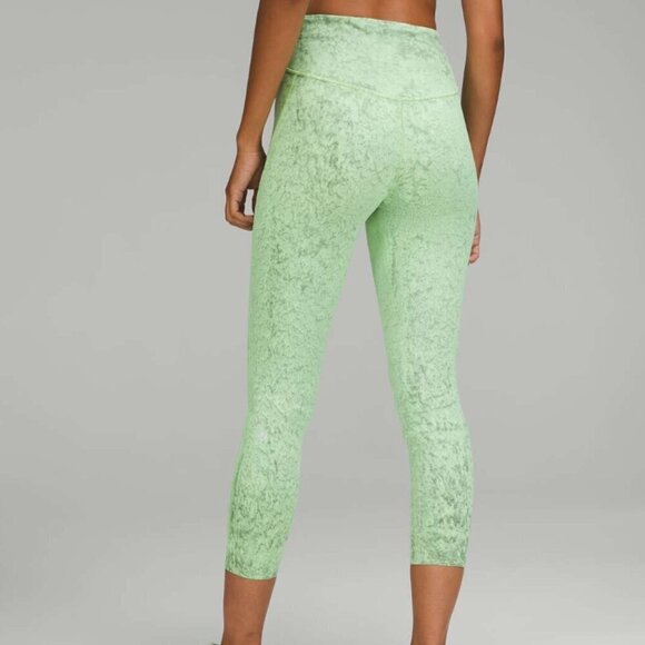 Lululemon Base Pace High-Rise Running Tight 25" City Grit Green Multi - Picture 5 of 5